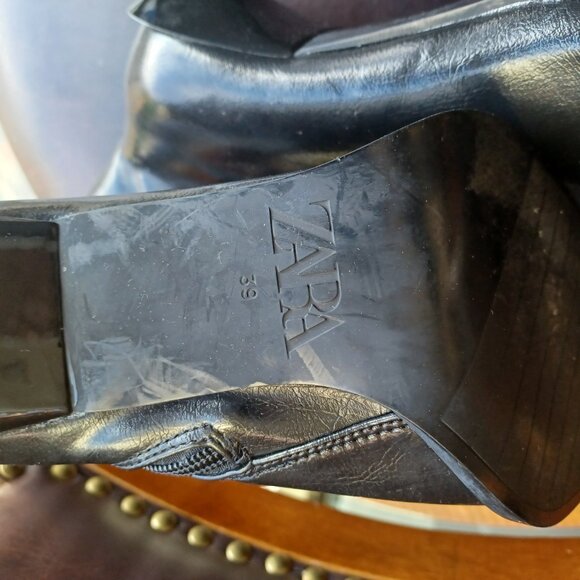 Zara Ankle Boots 39 - Picture 3 of 8